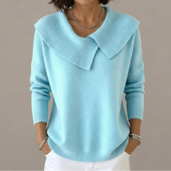 אלינה | סוודר קלאסי ורך המעוצב לנוחות ואלגנטיות