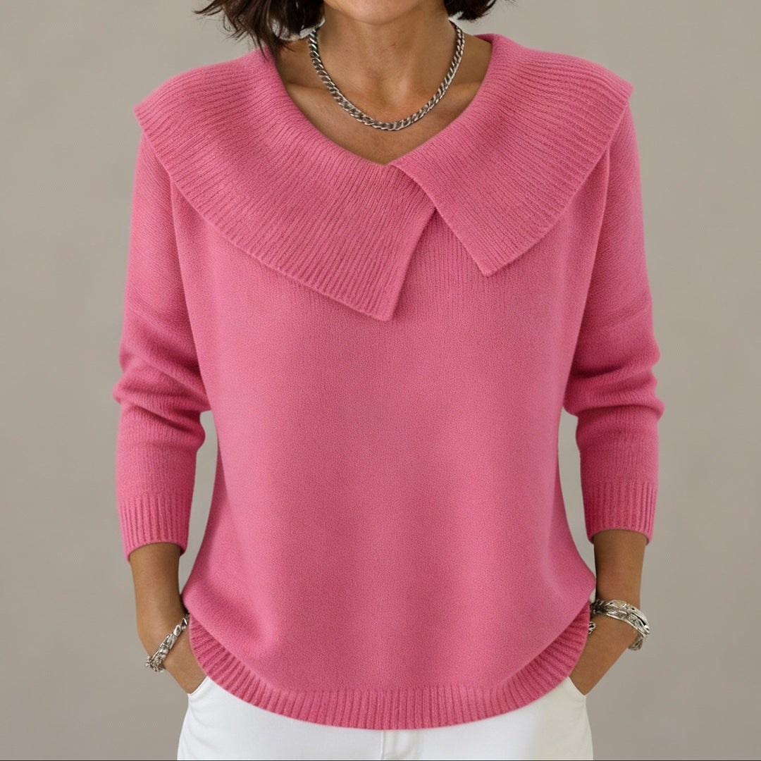 אלינה | סוודר קלאסי ורך המעוצב לנוחות ואלגנטיות