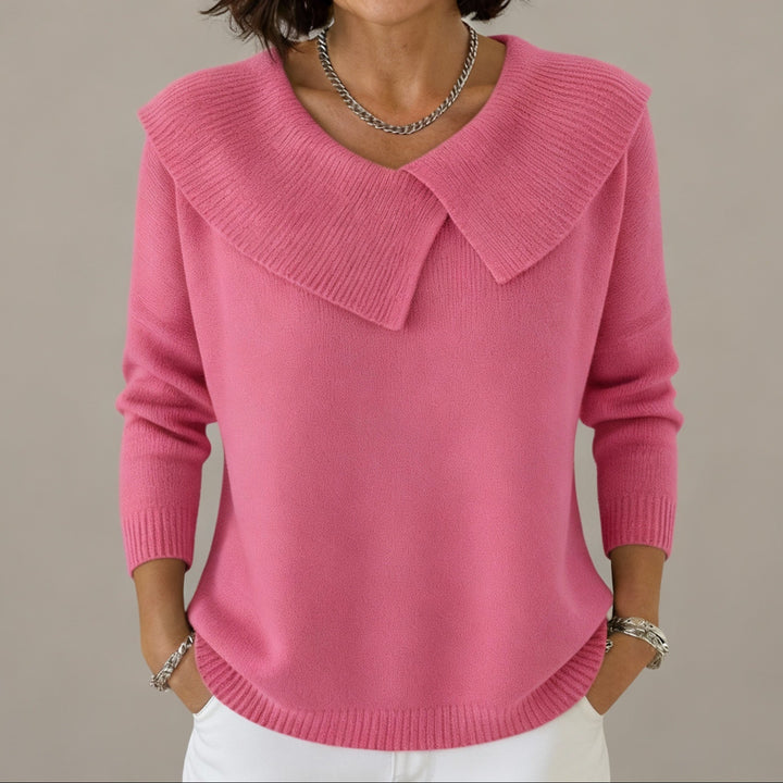 אלינה | סוודר קלאסי ורך המעוצב לנוחות ואלגנטיות