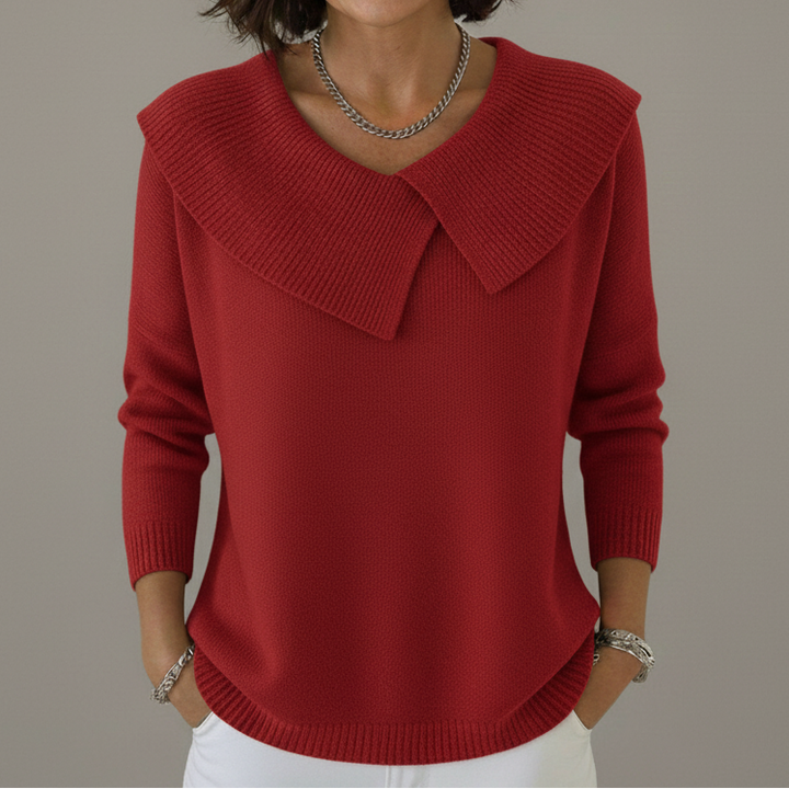 אלינה | סוודר קלאסי ורך המעוצב לנוחות ואלגנטיות