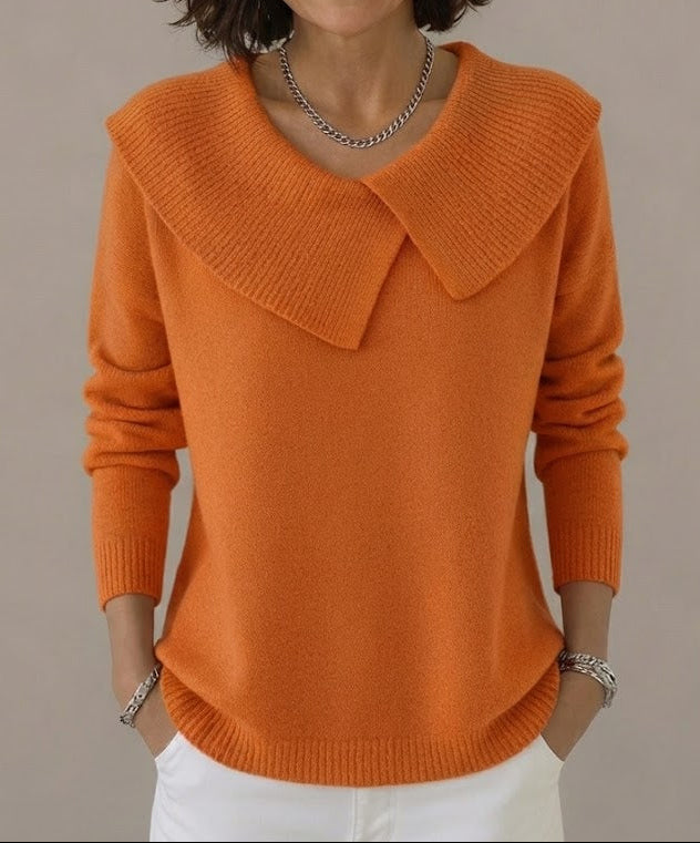 אלינה | סוודר קלאסי ורך המעוצב לנוחות ואלגנטיות