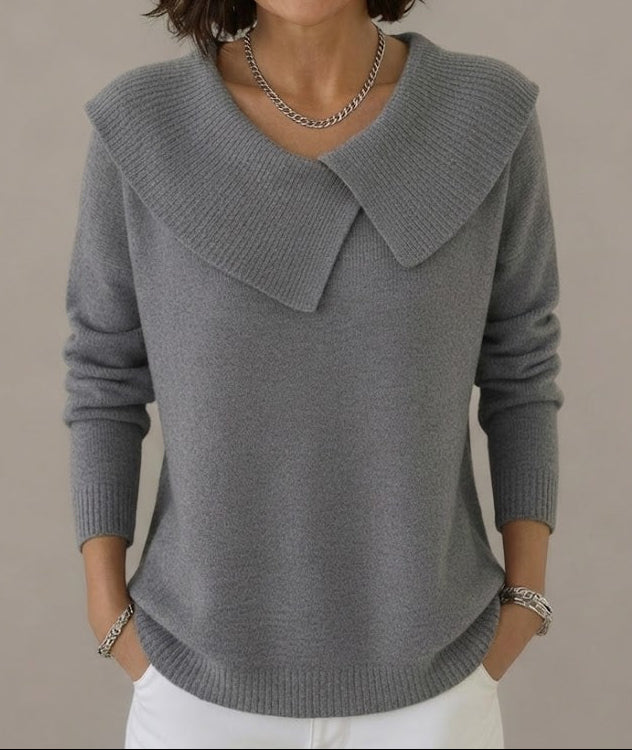 אלינה | סוודר קלאסי ורך המעוצב לנוחות ואלגנטיות