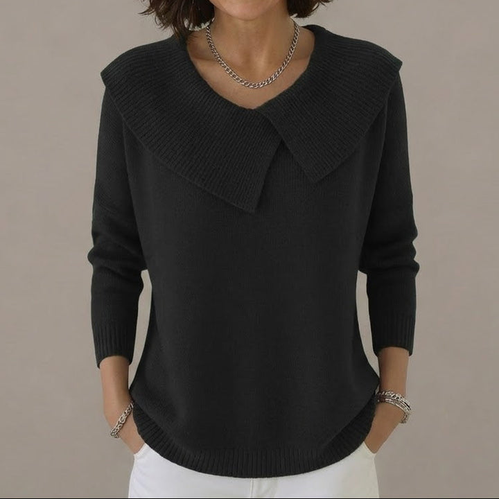 אלינה | סוודר קלאסי ורך המעוצב לנוחות ואלגנטיות